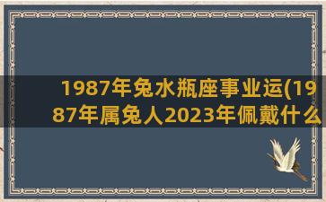 1987年兔水瓶座事业运(1987年属兔人2023年佩戴什么)