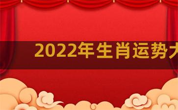 2022年生肖运势大全