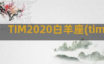 TIM2020白羊座(tim2020旧版本)