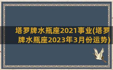 塔罗牌水瓶座2021事业(塔罗牌水瓶座2023年3月份运势)